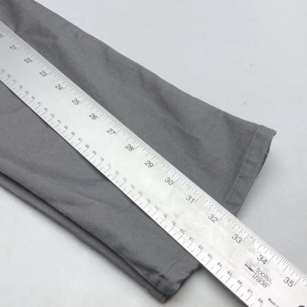 LIKE NEW NICOLE MILLER GRAY ORIGINAL STRAIGHT JEANS 10/30x32 ⭐️